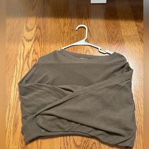 Brown boutique sweater.